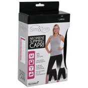 Wholesale - LRG BLK/PURPLE WOMEN NEOPRENE CAPRI (BOXED) C/P 12, UPC: 191730131611